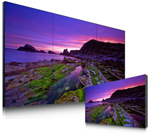 Iraq 55 inch LG low brightness 3.5mm splicing LCD splicing screen